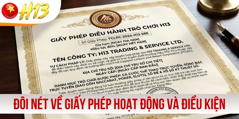 Đôi nét về giấy phép hoạt động và điều kiện